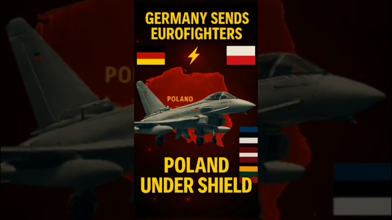 GERMANY ⚡ EUROFIGHTERS ➡️ POLAND | NATO READY #pulsenews #poland #germany #baltics #eurofighter