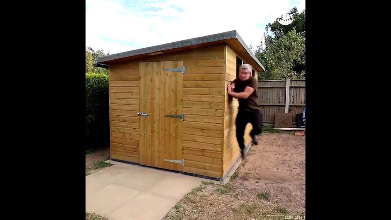 Building a shed from scratch, complete project #shed #diy #garden #woodworking