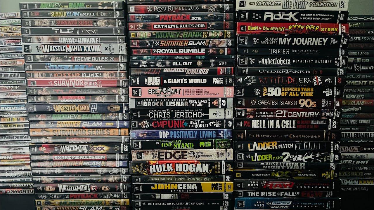 ASMR My WWE DVD Collection (100 Subscriber Special!)