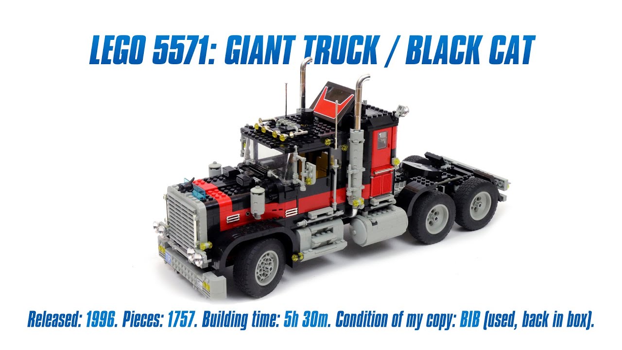 LEGO Classics: 'LEGO 5571 Model Team: Giant Truck / Black Cat' Speed Build & Review