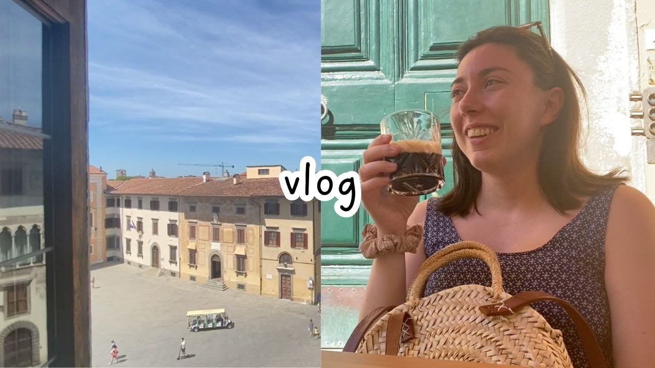 vlog in Italian: altri giri a Pisa, la Scuola Normale (set de L'Amica Geniale), la cecina [sub]