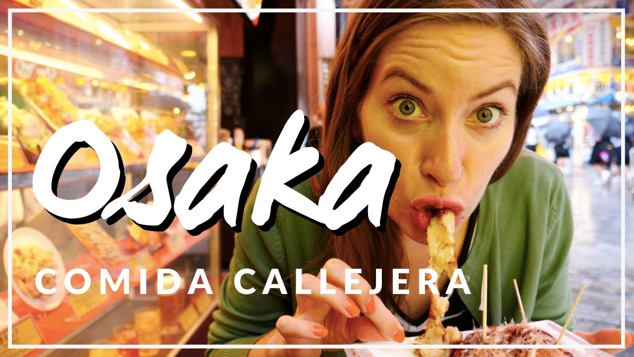 Probando Comida Callejera Japonesa en Osaka, Japón 🇯🇵 Ruta gastronómica por Dōtonbori