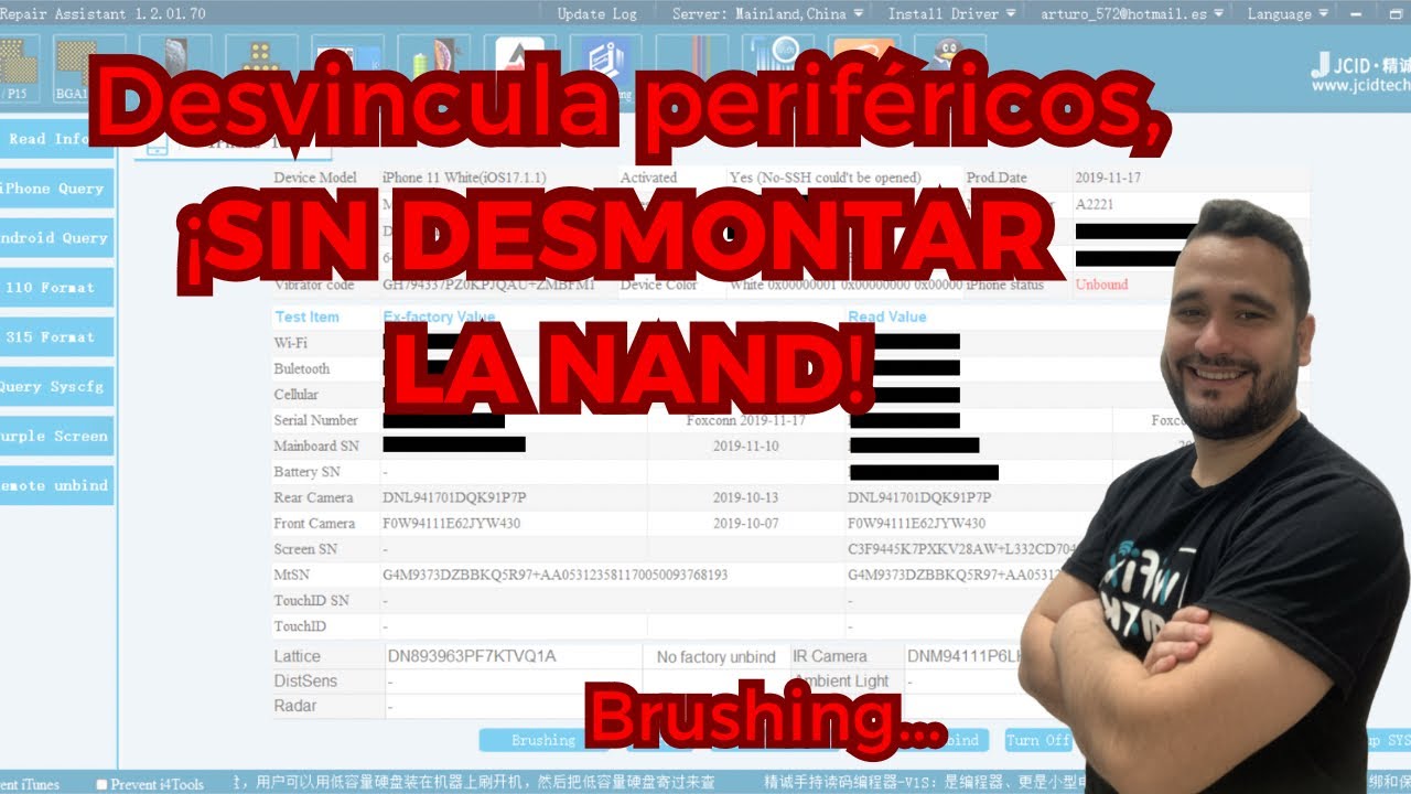 BRUSHING PARA iPHONE | ¡YA NO TIENES QUE DESMONTAR LA NAND! | UNBIND