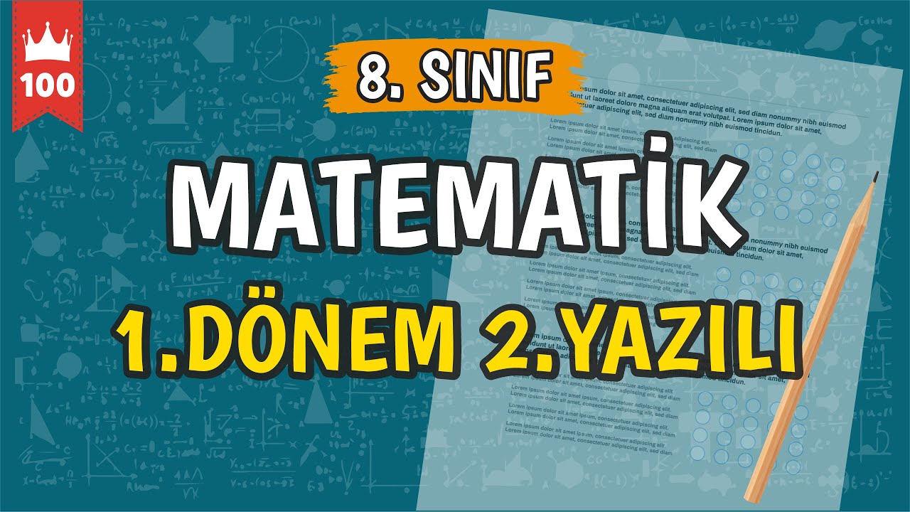 8. Sınıf Matematik 1.Dönem 2.Yazılı #2026