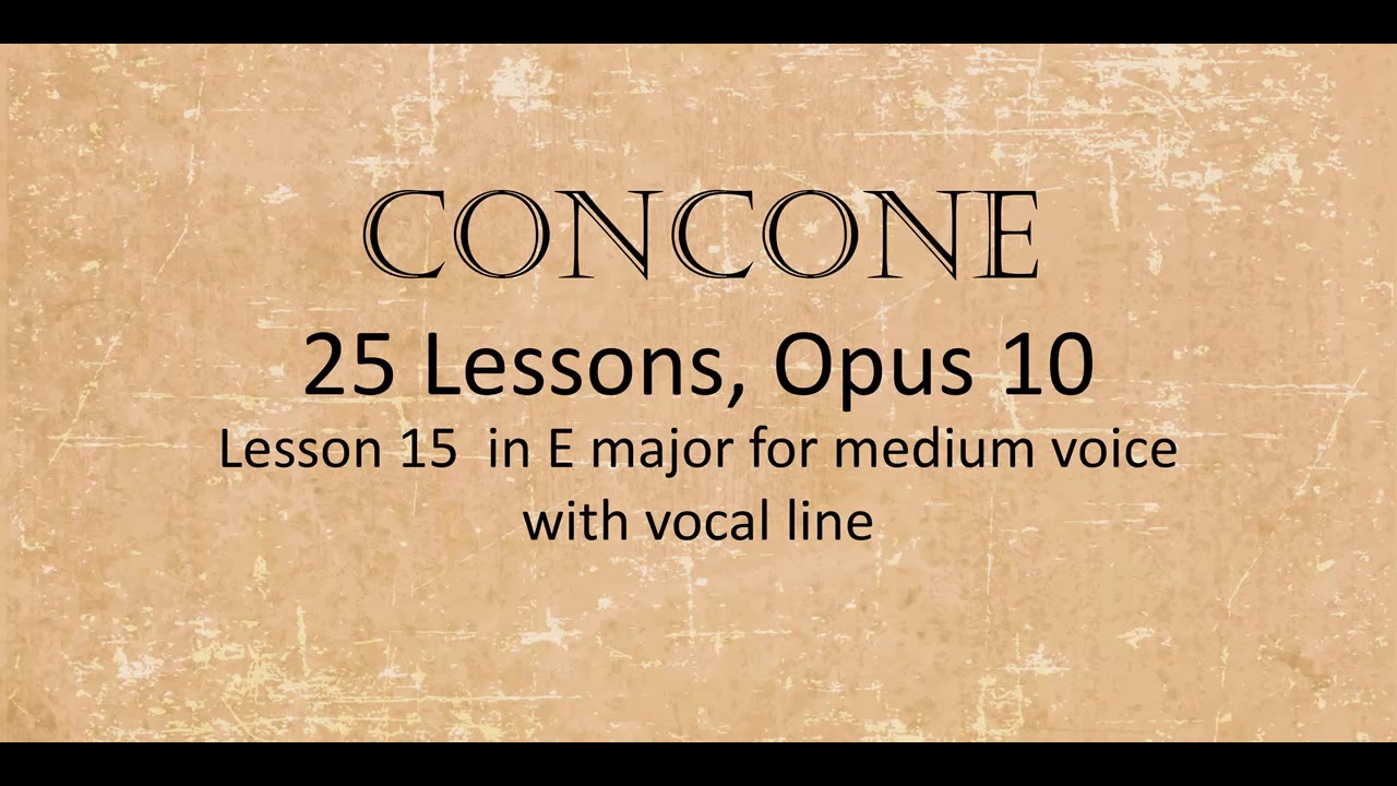 #15: Medium voice, with vocal line