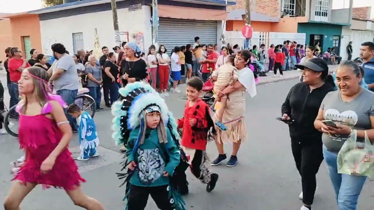 Recorrido de danzas Valtierrilla Guanajuato 2024