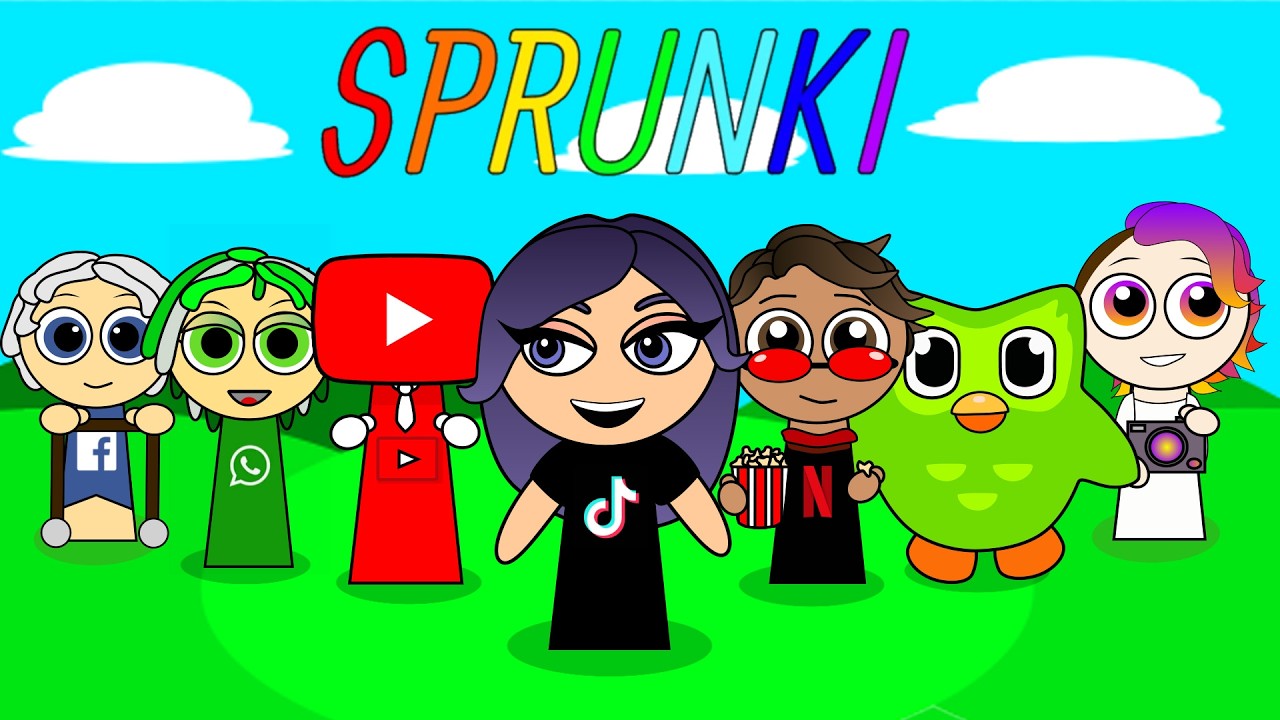 Fiz APLICATIVOS no SPRUNKI! 📱