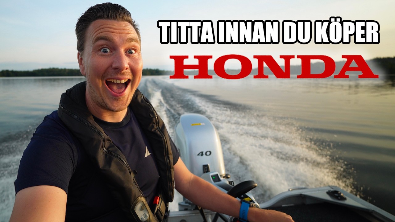 Vilken är BÄSTA båtmotorn? TEST av HONDA BF40 - Allt du behöver veta!