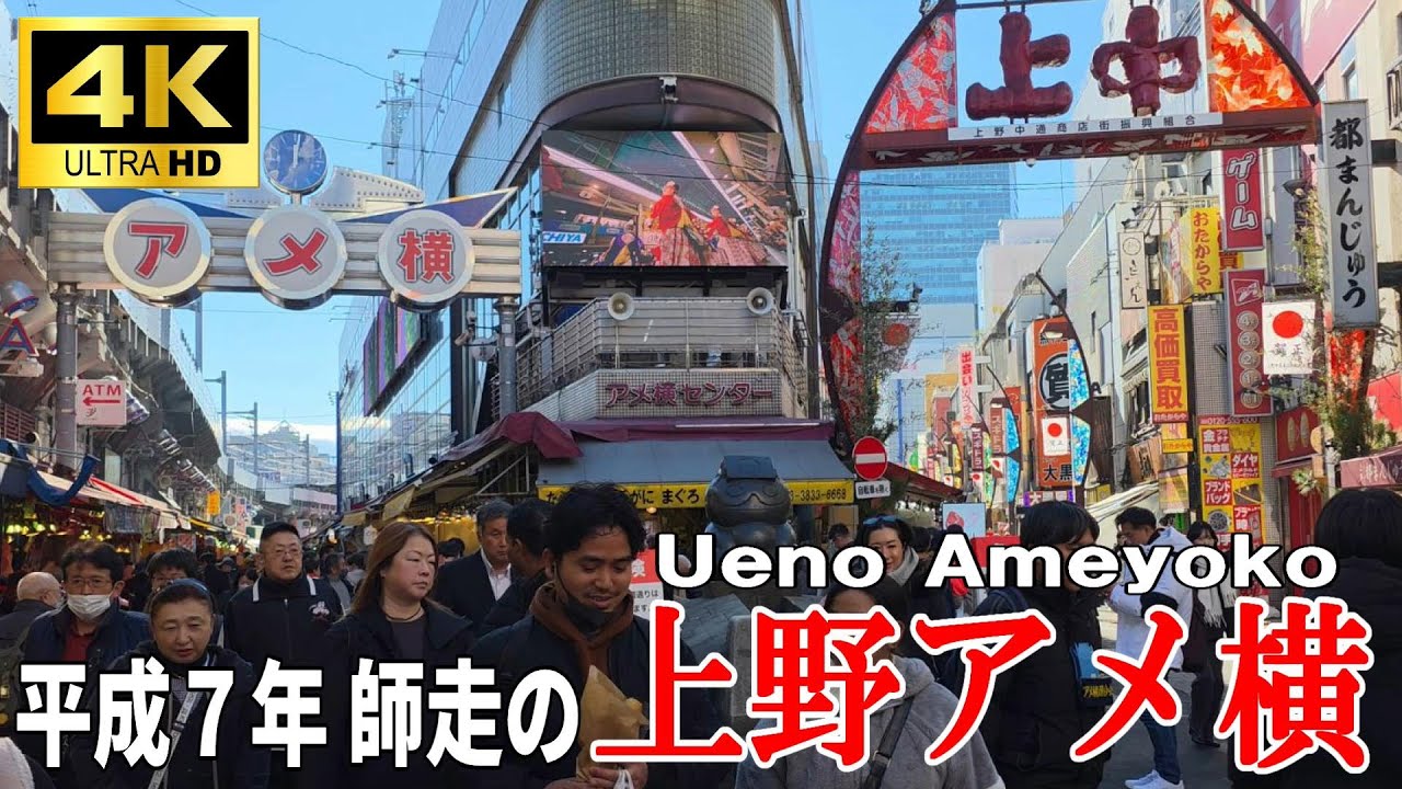 【4K Japan】2025.12 師走の上野アメ横『Ameyoko, Ueno』#上野  #師走 #アメ横 #正月 #おせち #年末年始