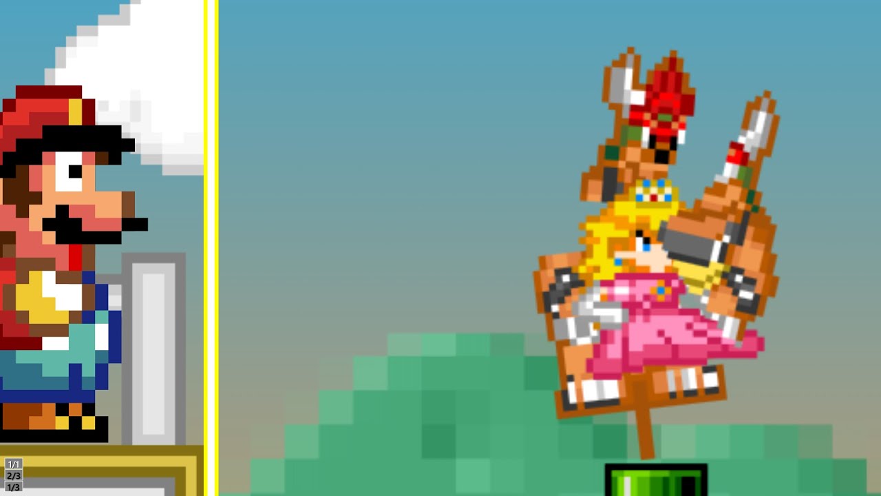 マリオムービーピクセル トレーニングシーン ピーチVer