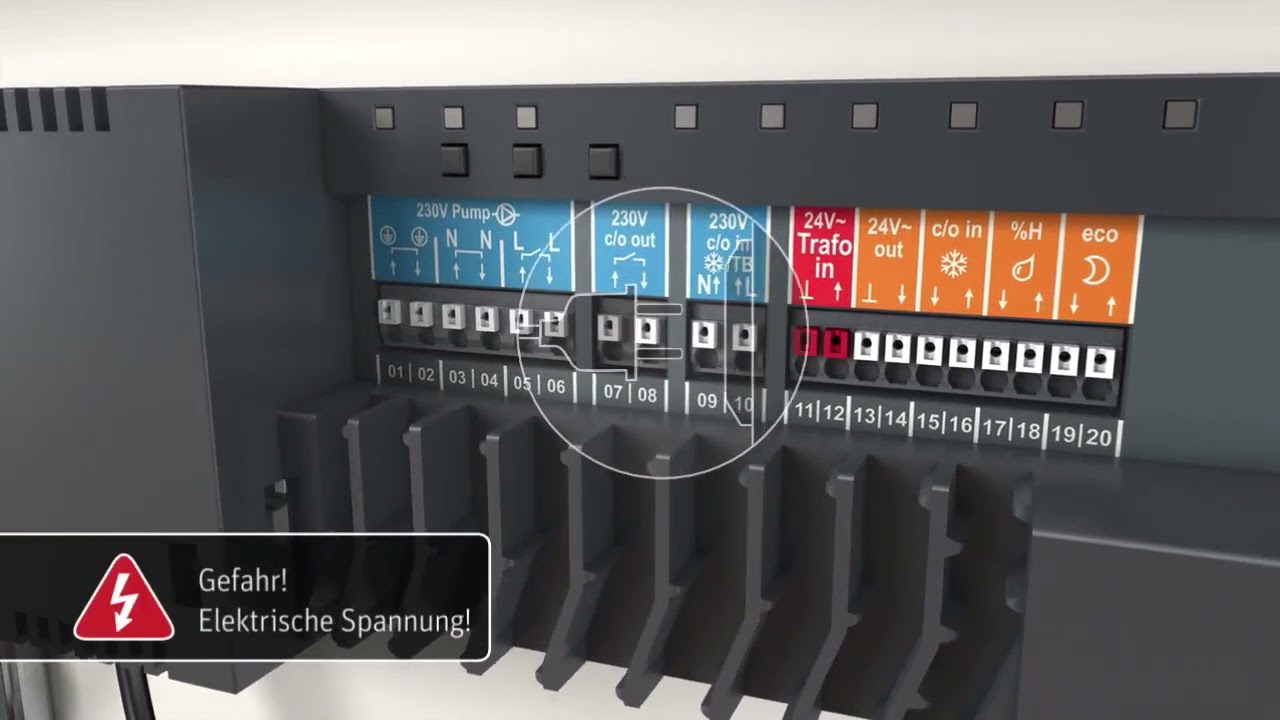 Instalación termostato inalámbrico inteligente Roth Touchline