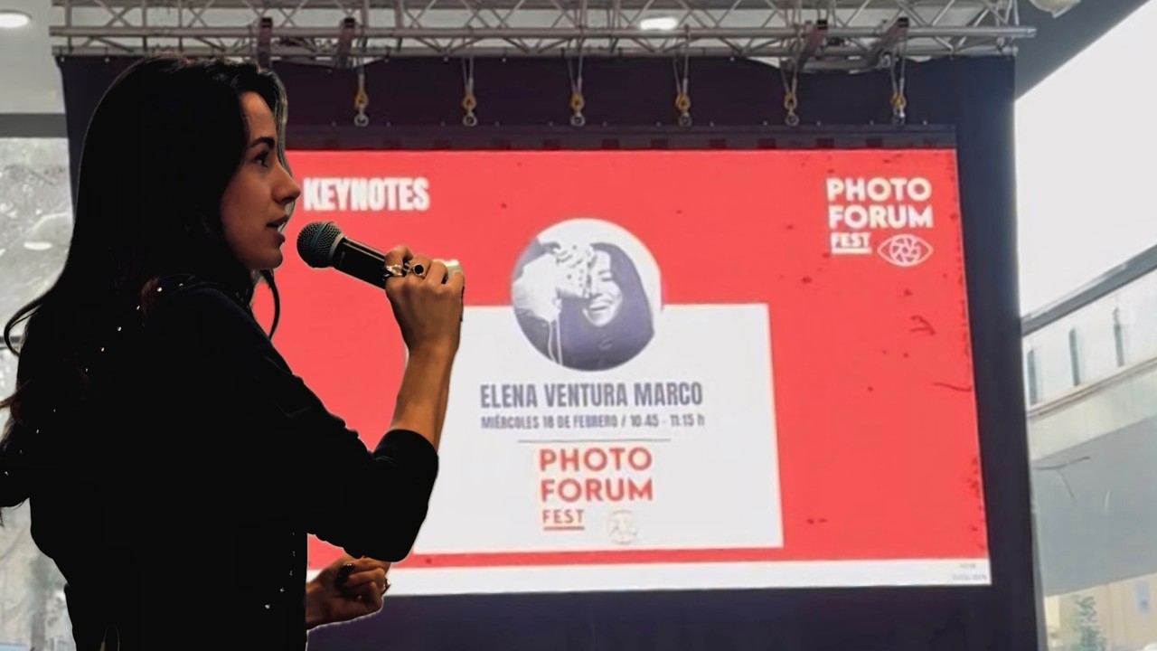 5 claves para moverte en el sector como fotógrafa - Charla Photo Forum Fest Elena Ventura