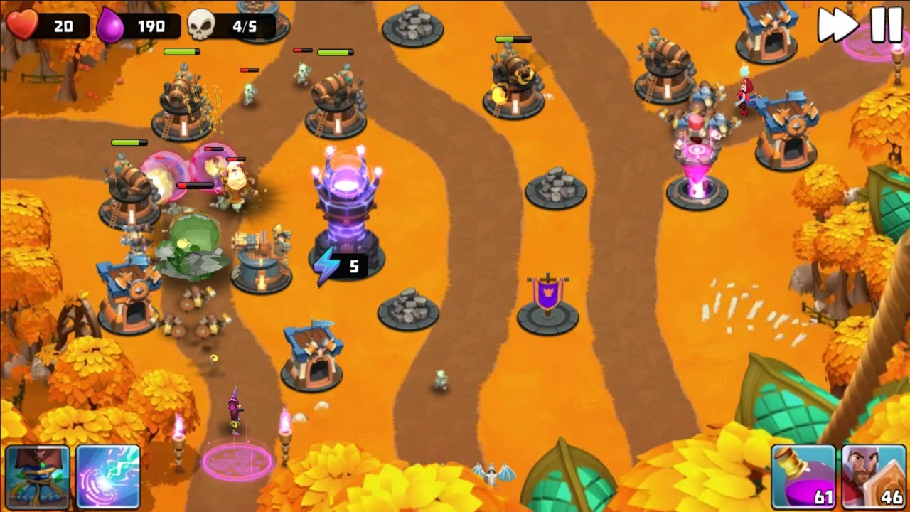 Castle Creeps TD - Chapter 17 Level 67 Divide And Conquer 3 Stars (Without Sentinel)