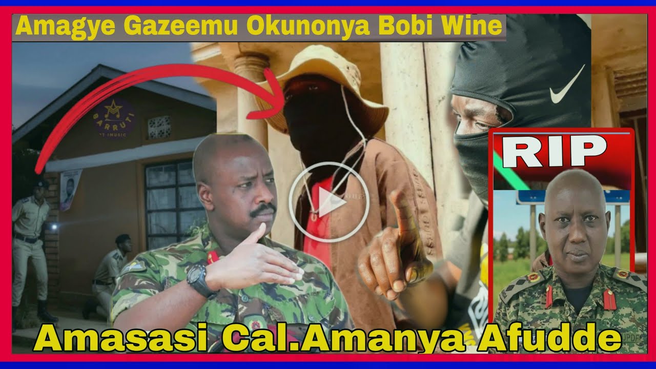 Agakagwawo Amasasi Nga Amagye Ganonya Bobi Wine Okiliiza Atuule Ne M7 Cal.Amanya Afudde 