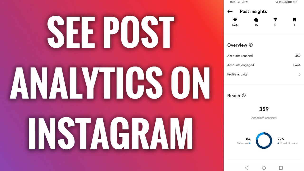 How To See Post Analytics On Instagram