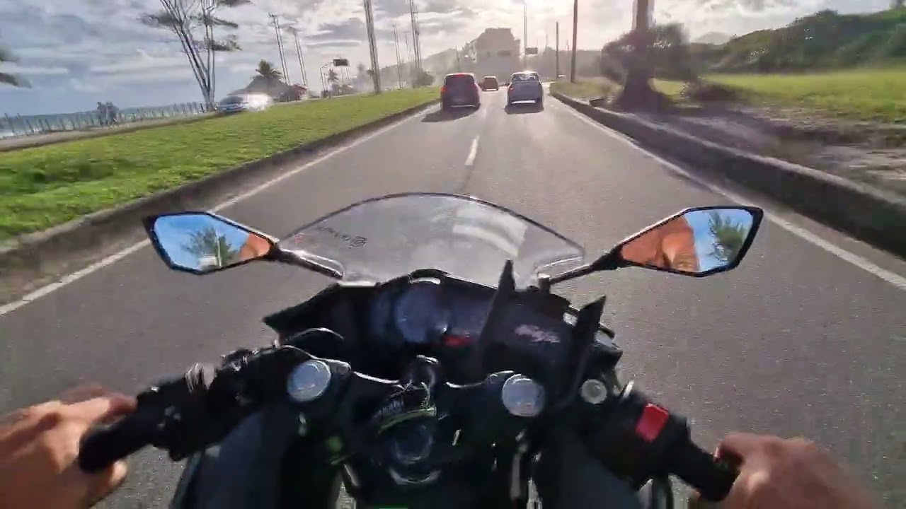 Passeio de Kawasaki Ninja no Rio de Janeiro 