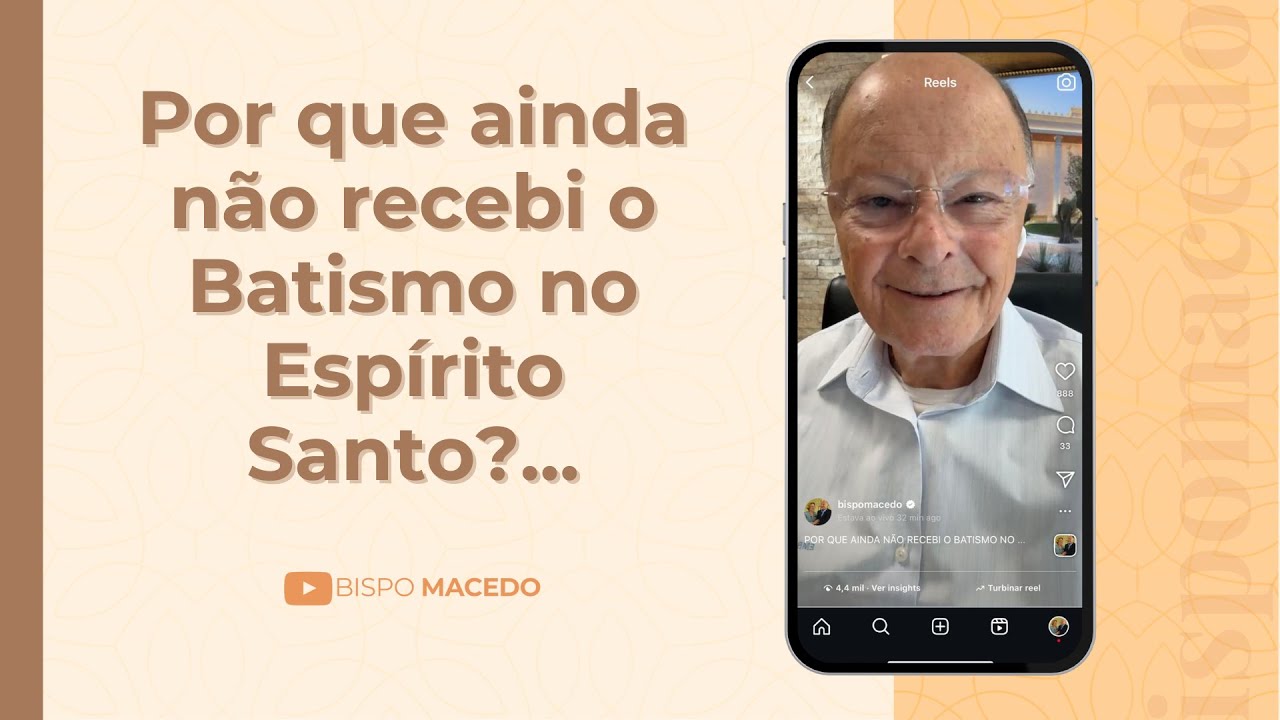 Por que ainda não recebi o Batismo no Espírito Santo?...  - Meditação Matinal 03/07/25