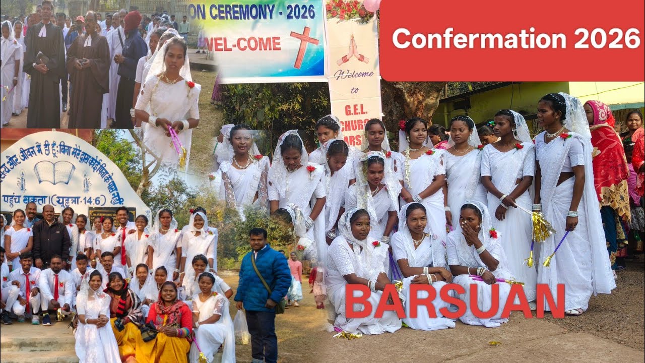 Holy confermation ceremony..  G E L Church Barsuan  perish pastorate ..21.01.2026