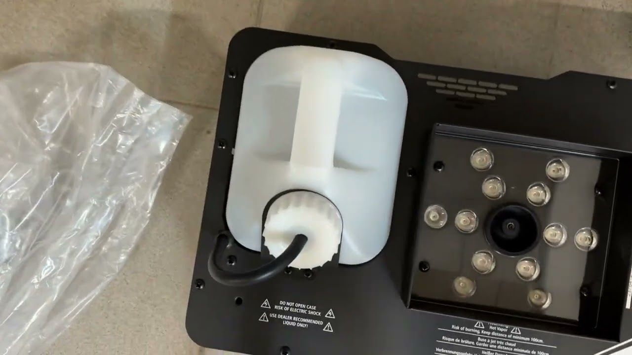 ADJ Fog Fury Jett unboxing and test whit wolfmix