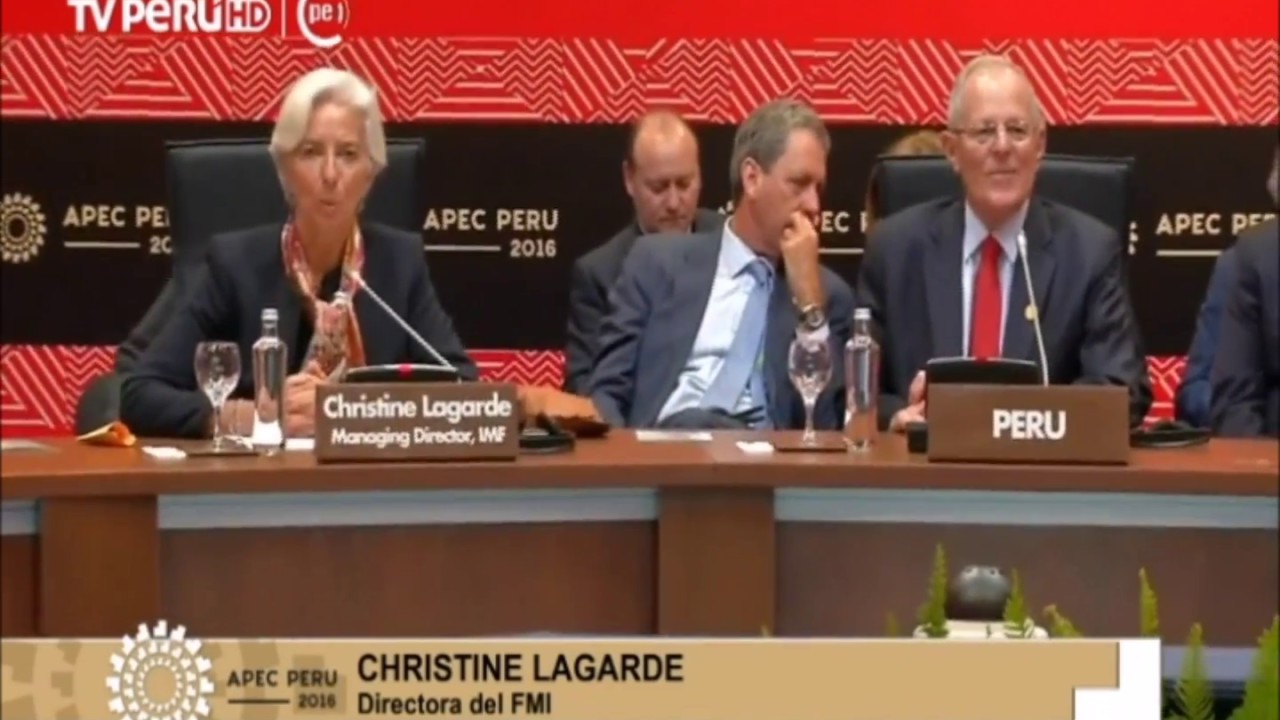 Directora del FMI sostuvo diálogo con los líderes de las economías presentes en APEC 2016