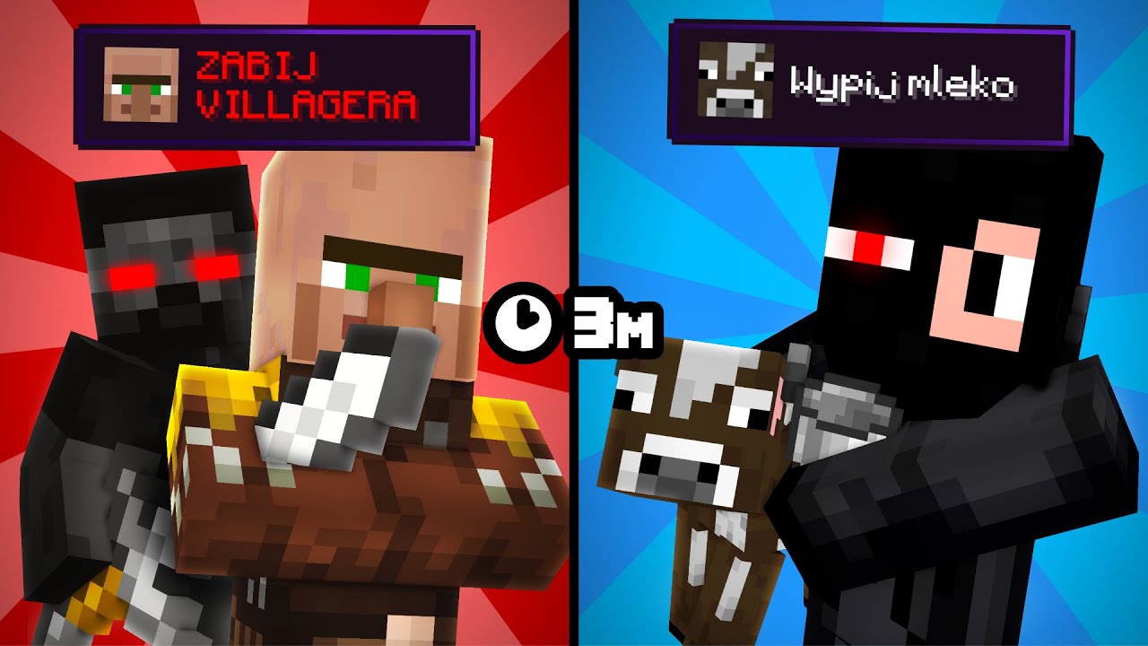 BUSZ vs TOBIASZ (minecraft task race)