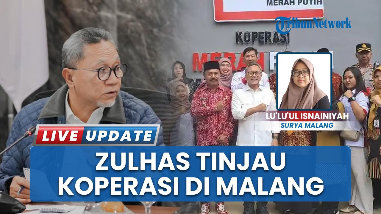 Menko Pangan Zulhas Tinjau Kesiapan Gerai Koperasi di Malang sebagai Penyuplai Bahan Baku SPPG