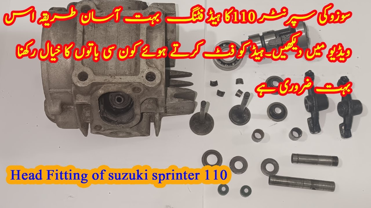 cylinder head fitting of suzuki sprinter 110