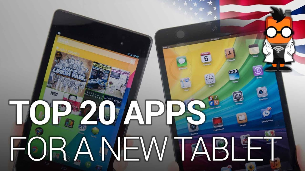 20 Best Apps for A New Tablet