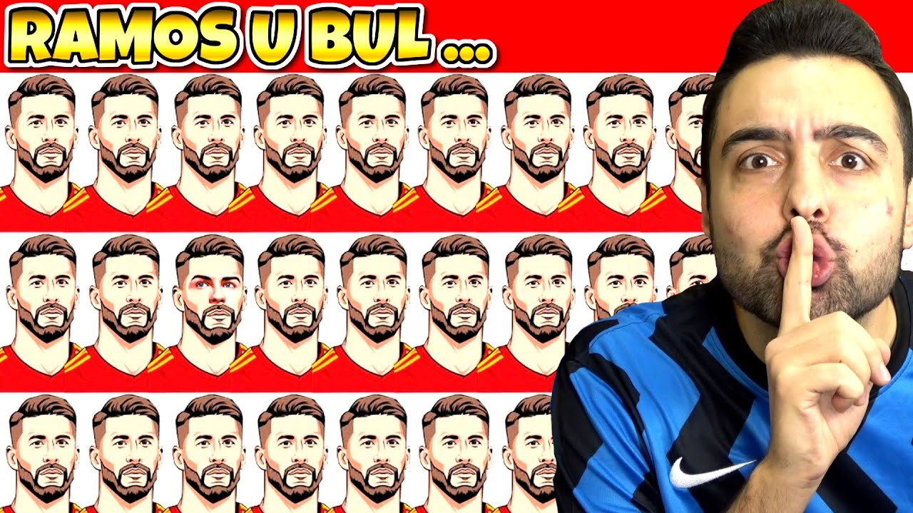 TAM 15 TANE SERGİO RAMOS BULMACASINDAN KAÇ TANESİNİ ÇÖZEBİLECEKSİN ? FUTBOL !