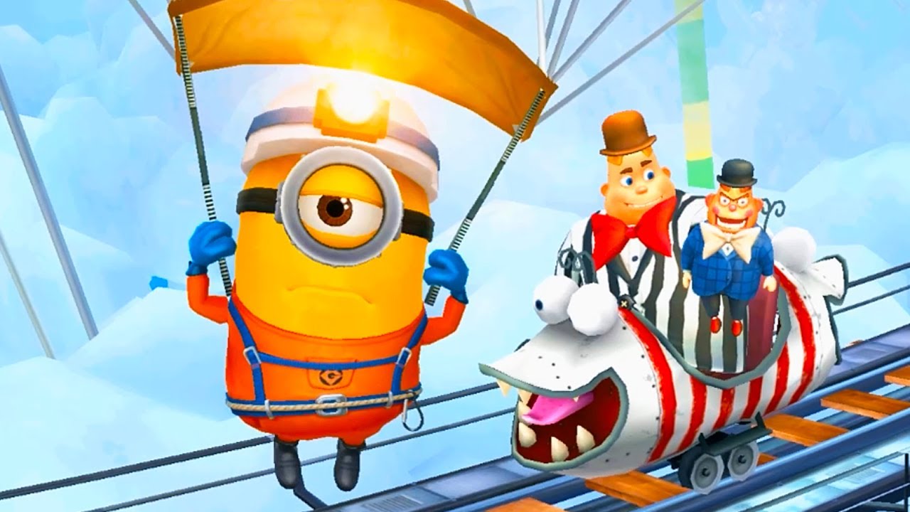 Spelunker minion Vs Villaintriloquist and Jack in the Boxes ! Minion rush gameplay
