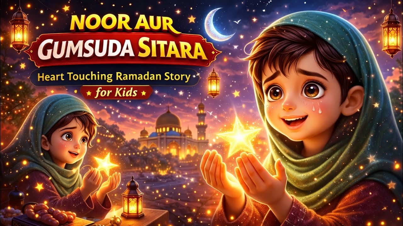 Noor Aur Gumsuda Sitara 🌟 | Heart Touching Ramadan Story for Kids | Islamic 3D Animated Urdu Cartoon