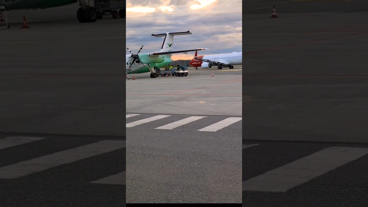 Повседневная жизнь в аэропорту Норвегии 🛫