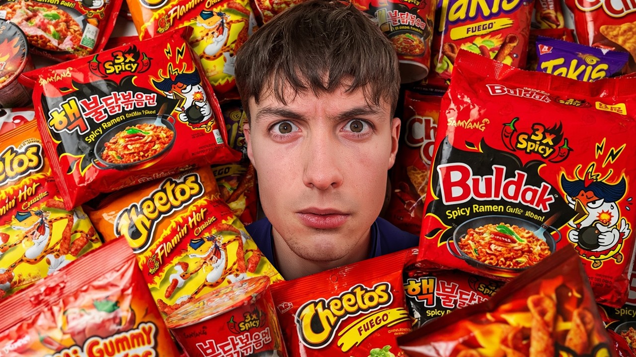 🌶️MANGIO i NOODLES più PICCANTI al MONDO e Mi SENTO MALE!