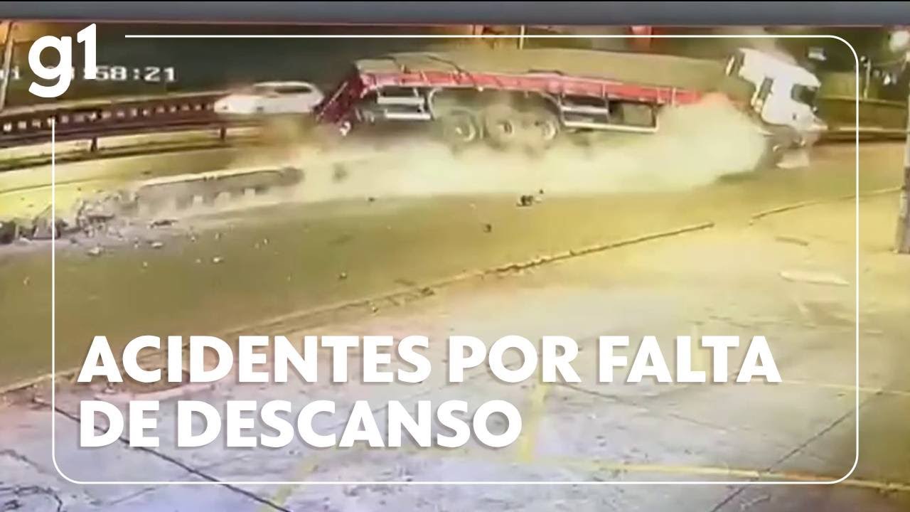 Jornal Hoje: Estradas federais tiveram quase mil acidentes causados por sono no volante no 1º sem/25