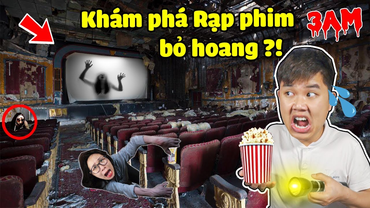 bqThanh Vlog Đừng Khám Phá Rạp Phim Bỏ Hoang Lúc 3 Giờ Sáng ???