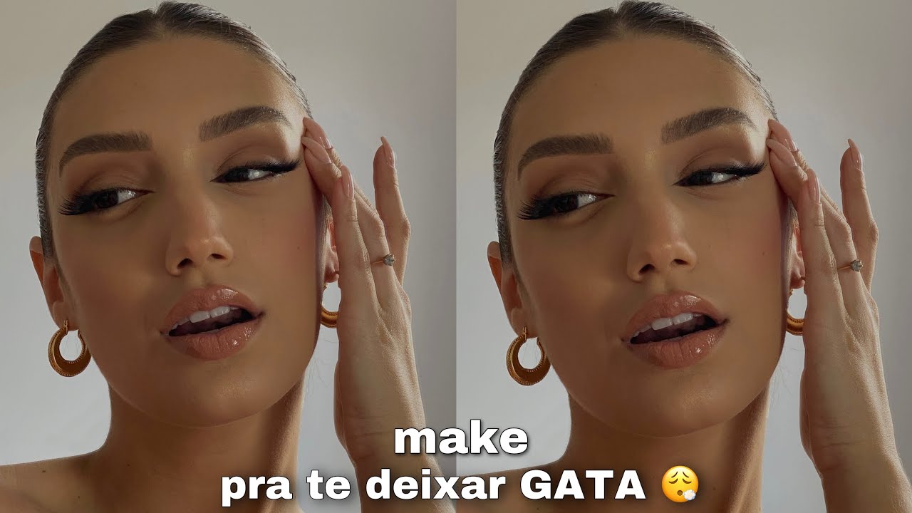 MAQUIAGEM FÁCIL PARA TE DEIXAR *GATA* 🔥