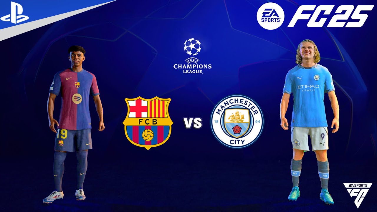FC 25 - Barcelona vs Manchester City - UEFA Champions League 2024/25 Final Match | PS5™ 4K