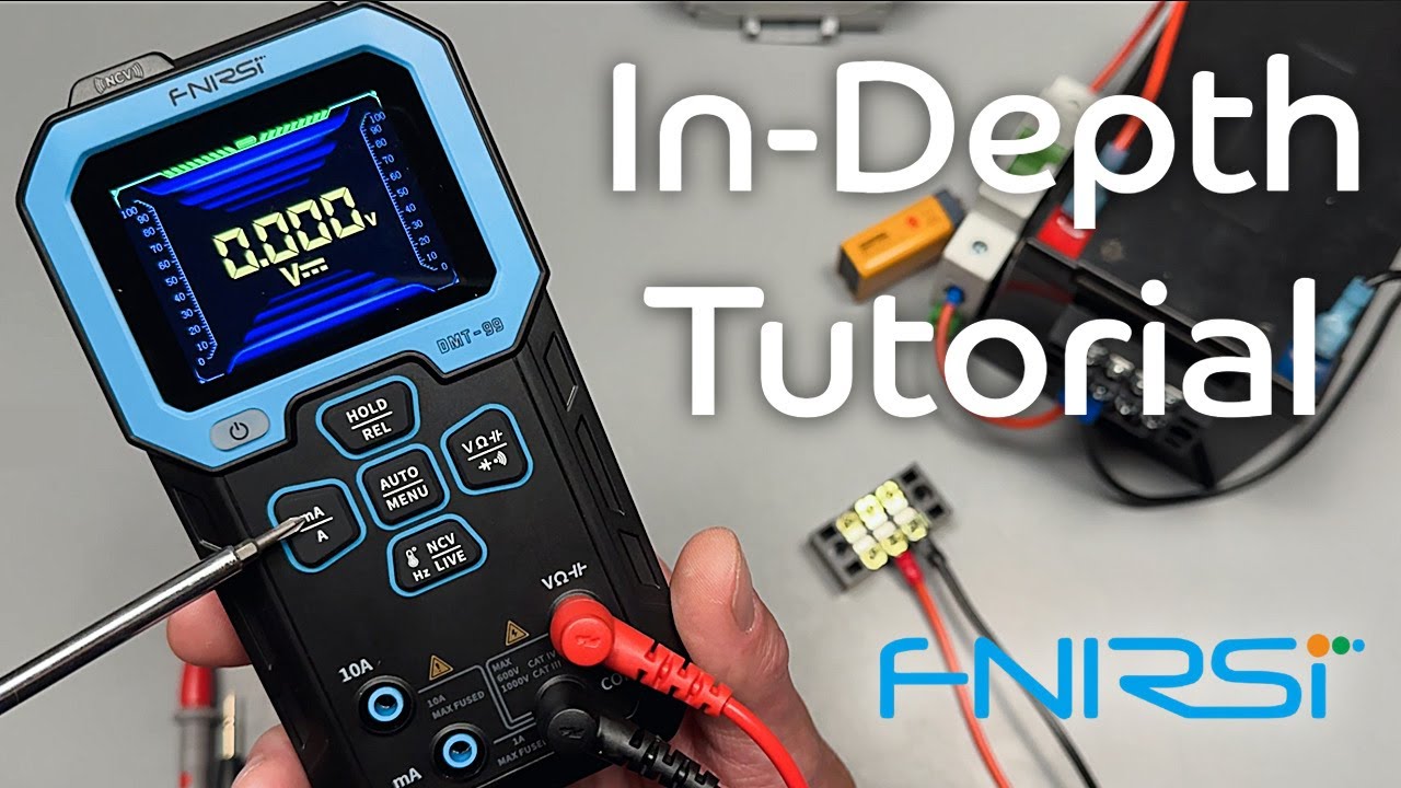 How to Use FNIRSI DMT-99 Intelligent Digital Multimeter 9999 Counts TRMS, Rechargeable Auto-Ranging💡
