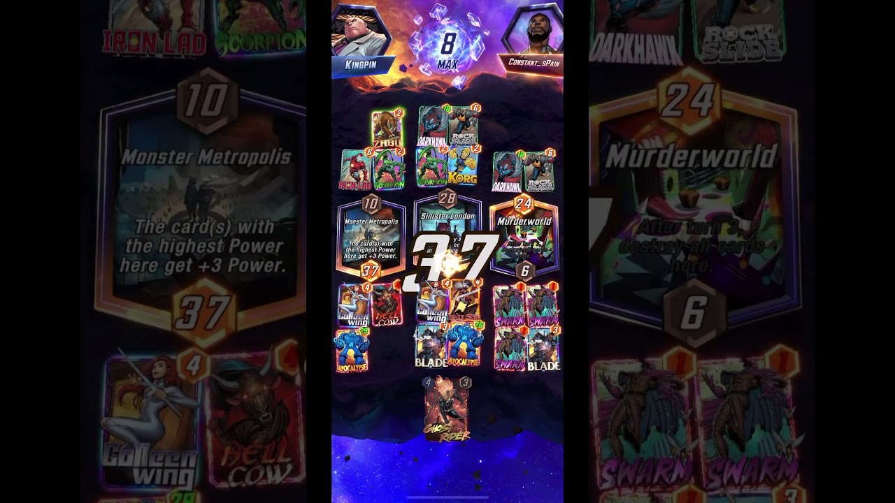 IRON LAD Gameplay / 8 Cube Victory - Marvel SNAP #193 #marvelsnap #gameplay