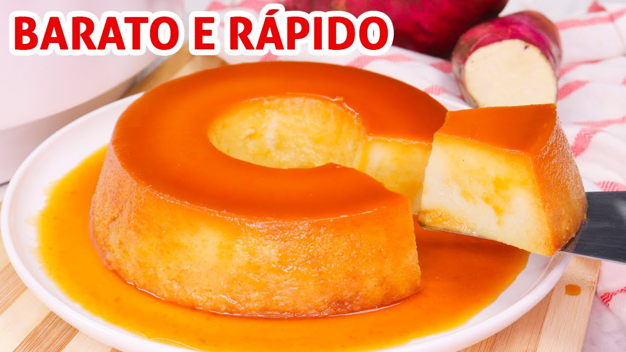 PUDIM DE BATATA DOCE SIMPLES DE LIQUIDIFICADOR | Receita
