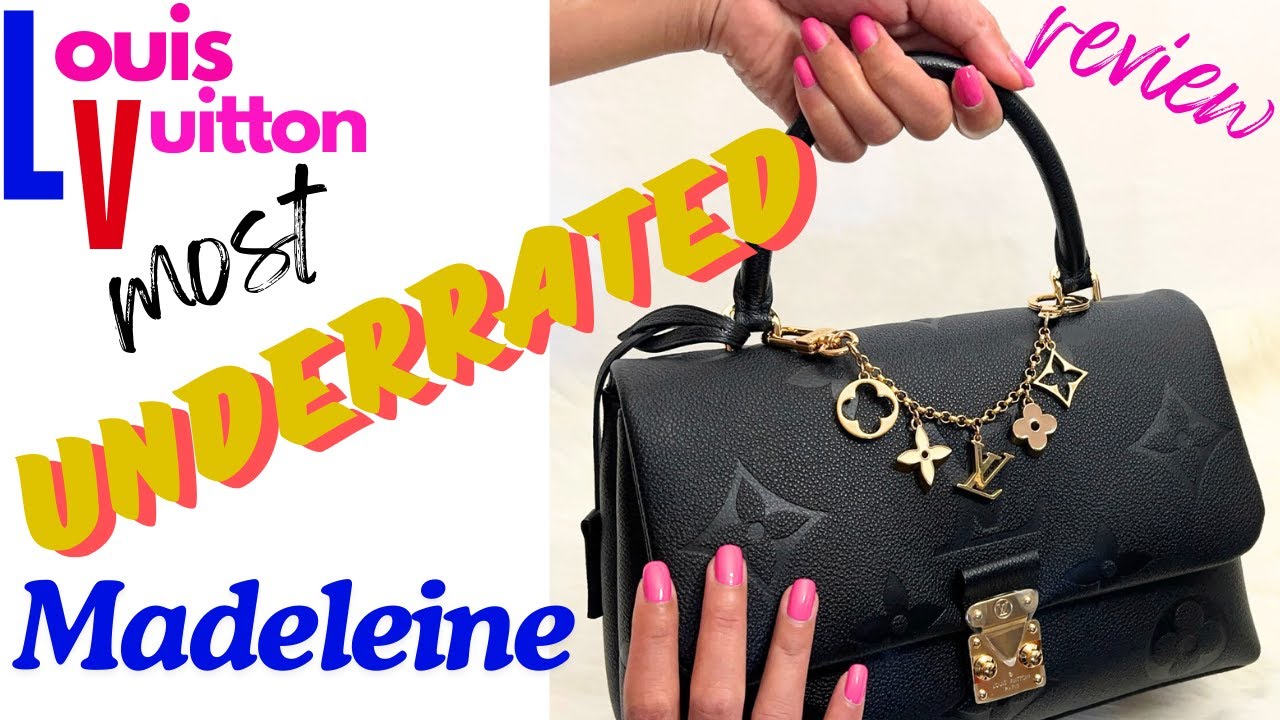 LOUIS VUITTON MOST UNDERRATED HANDBAG REVIEW MADELEINE MM / WEAR & TEAR /A MUST HAVE