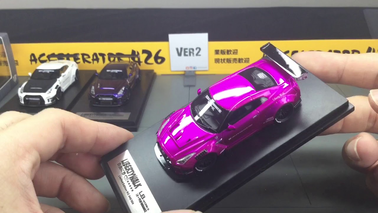 FirstLook 1/64 ScaleBox Nissan GTR R35 LibertyWalk. Best GTR Model so far!?