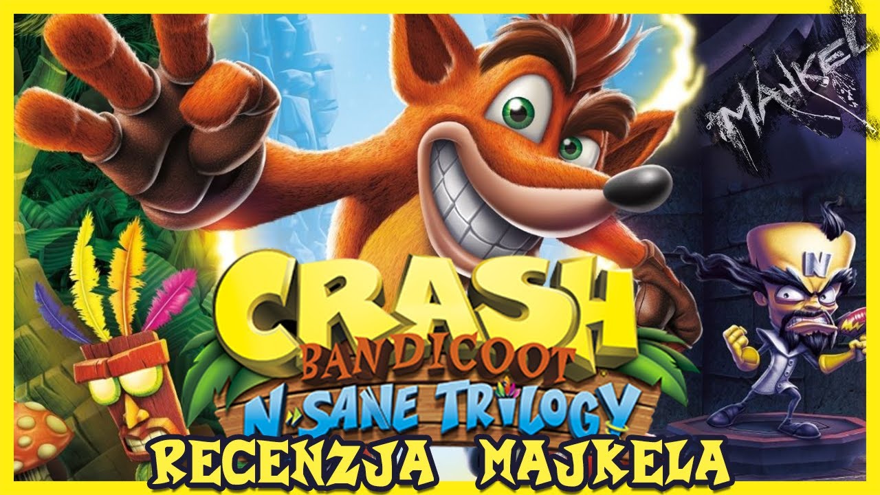 Crash Bandicoot nSane Trilogy - recenzja Majkela