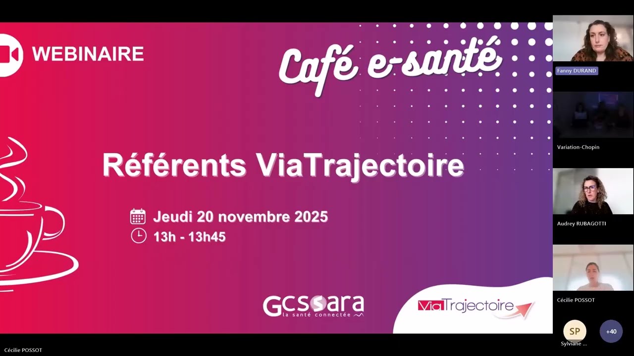 Café e-santé Référents ViaTrajectoire