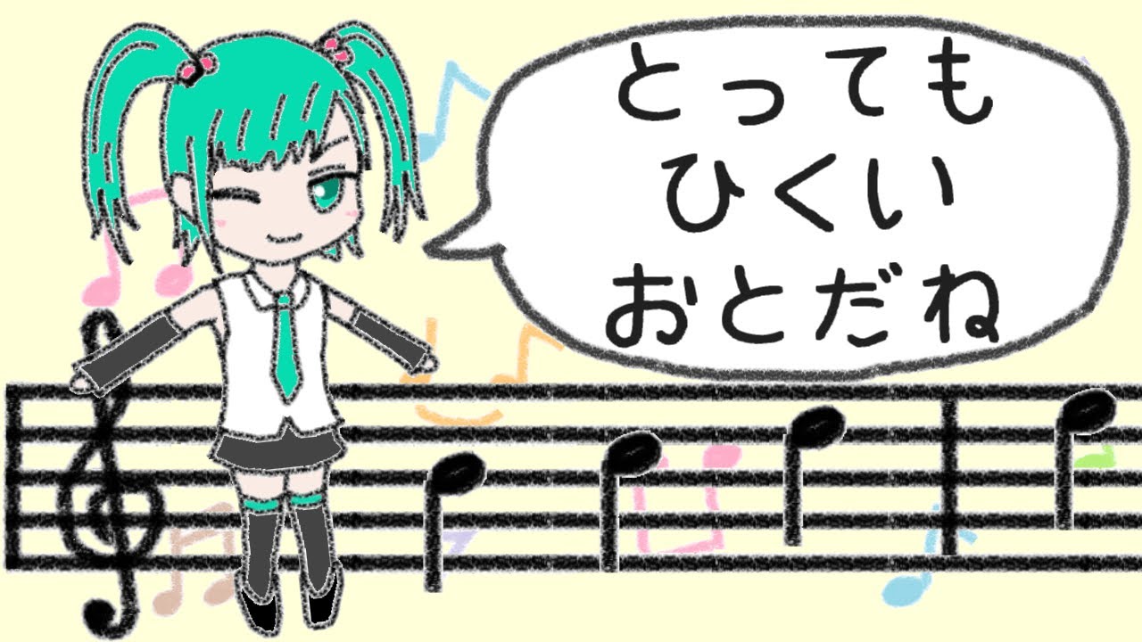 【はつねミク】こうおんちゅうおんいきテスト【ぜんねんれいバージョン】