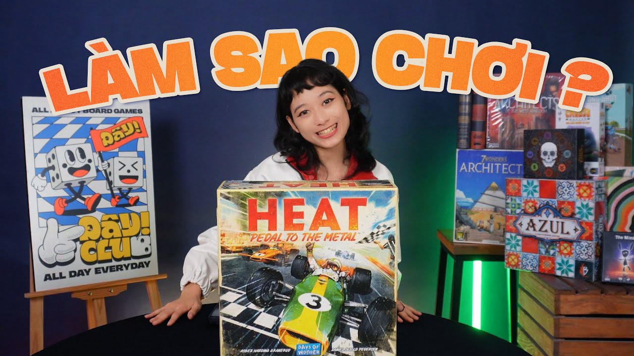 Hướng dẫn chơi HEAT: PEDAL TO METAL | LÀM SAO CHƠI cùng BOARD GAME ĐÂY |