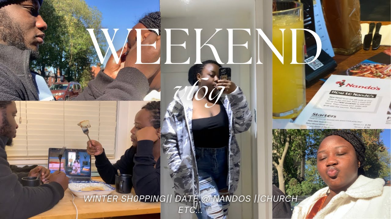 UK LIVING|WEEKEND VLOG | WINTER SHOPPING IN LEEDS MALL |SPEND TIME w/ MY PARTNER #primark #leeds