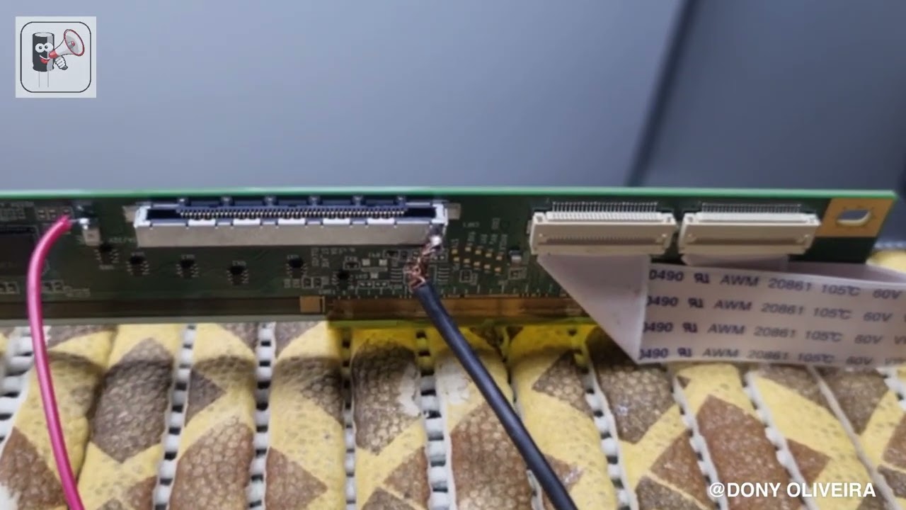 TV SEMP TCL 40S6500FS COM DEFEITO DE TELA (ATENÇÃO VÍDEO PARA TÉCNICO ESPECIALIZADO)
