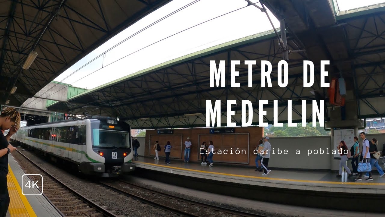 4K  Metro de Medellín Recorrido Linea A  🇨🇴 Sin Destino