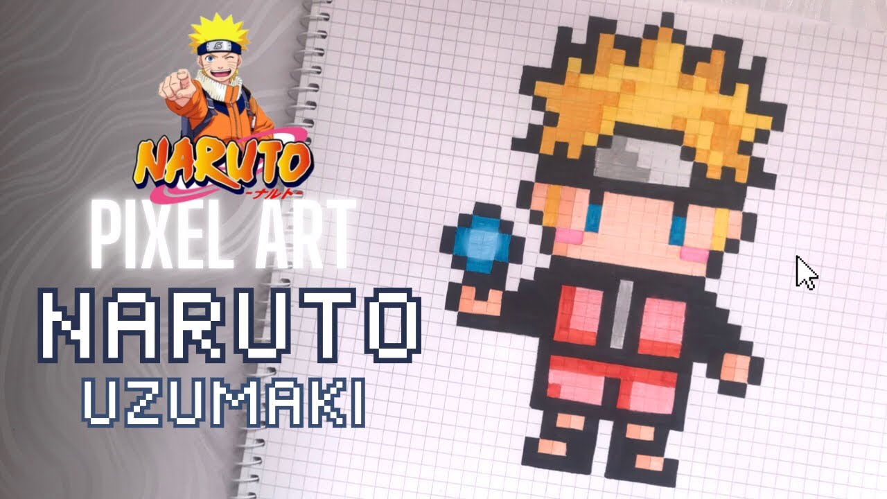 Pixel Art Tutorial: Drawing NARUTO Step by Step